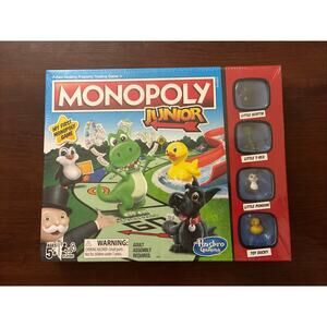 Hasbro Monopoly Junior Jr Game Sealed NEW